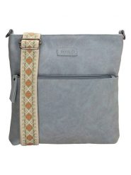 Beagles Torebka w kolorze błękitno-szarym - 26 x 25 x 4 cm rozmiar: onesize. Niebieskie torby na ramię Beagles, bez wzorów, z materiału, na ramię, bez dodatków. Za 78.99 zł.