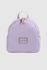 VALENTINO Tłoczony fioletowy plecak z logo sunny re backpack. Fioletowe plecaki Valentino by Mario Valentino, bez wzorów. W wyprzedaży za 449.99 zł.