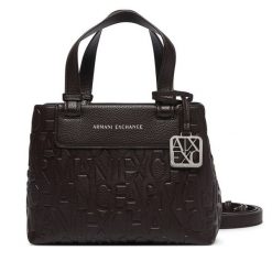Torebka Armani Exchange. Brązowe torebki klasyczne Armani Exchange, bez wzorów, bez dodatków. Za 589.99 zł.
