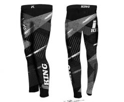 Legginsy King Pro Boxing Shadow Spats. Czarne legginsy KING PRO BOXING, l, bez wzorów, z materiału, na fitness i siłownię. Za 298.50 zł.
