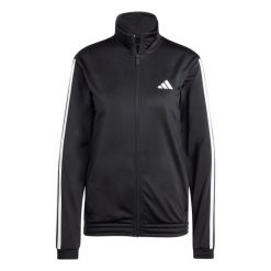 Damska bluza dresowa adidas Tricot 3-Stripes. Czarne bluzy Adidas, m, bez wzorów, z dresówki, bez kaptura. Za 186.99 zł.