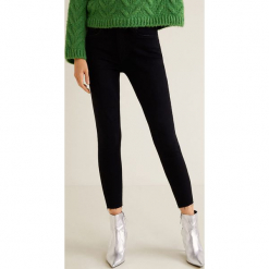 Mango - Jeansy Isa. Szare jeansy Mango, bez wzorów. W wyprzedaży za 99.90 zł.