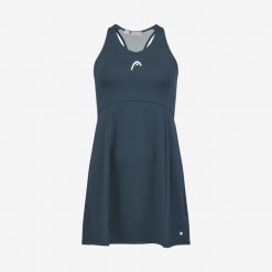 Sukienka ze spodenkami do tenisa damska SPIRIT HEAD. Niebieskie sukienki Head, l, bez wzorów, sportowe, bez kołnierzyka, bez ramiączek, sportowe. W wyprzedaży za 358.70 zł.