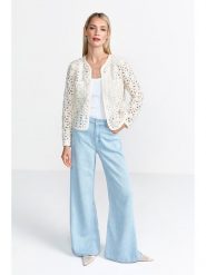 Rich & Royal Kardigan w kolorze kremowym rozmiar: 36. Brązowe kardigany Rich & Royal, bez wzorów. Za 385.73 zł.