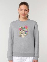 WOOOP Bluza w kolorze szarym rozmiar: S. Szare bluzy Wooop, s, bez wzorów, bez kaptura. Za 108.99 zł.