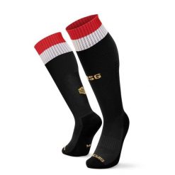 Oficjalne skarpety piłkarskie Real Sporting de Gijón dla dorosłych Siroko RSG. Czarne skarpety SIROKO, bez wzorów, z bawełny. Za 68.00 zł.