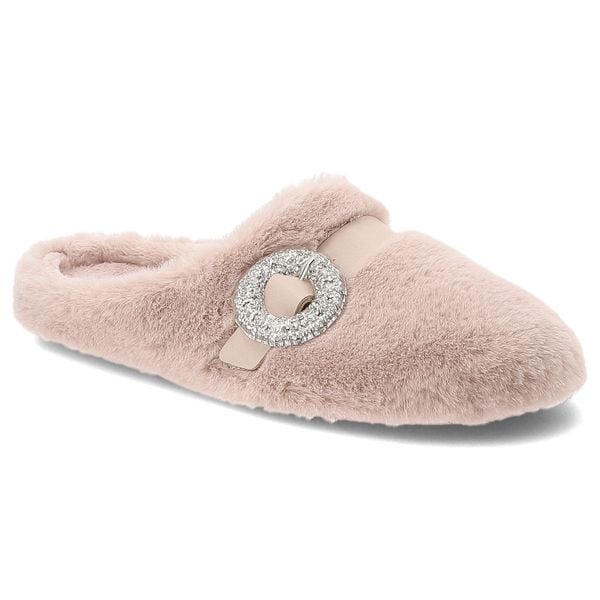 Różowe Kapcie Macarena Domowe Obuwie Damskie. Czerwone obuwie domowe Macarena, bez wzorów, bez zapięcia. Za 195.99 zł.