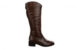 Kozaki Bayla-161 077 46514 Brown 161738, Brązowy, Skóra naturalna - 41. Brązowe kozaki Bayla, z gumy, bez obcasa, bez zapięcia. W wyprzedaży za 412.49 zł.