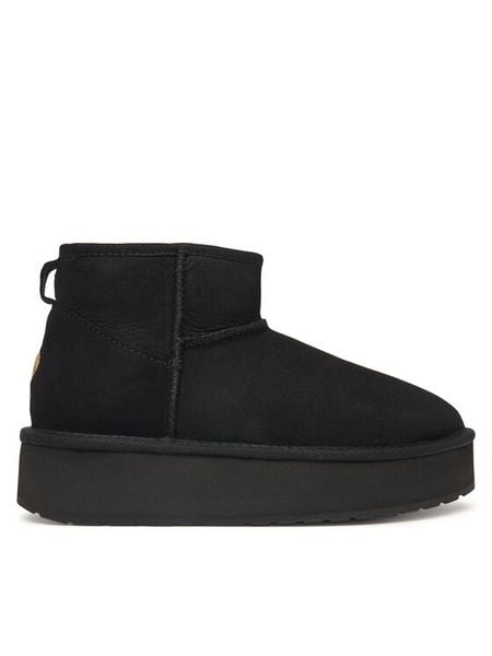 EMU Australia Śniegowce Stinger Micro Flatform 2.0 W13296 Czarny. Czarne trapery i śniegowce EMU Australia, z wełny. Za 689.99 zł.