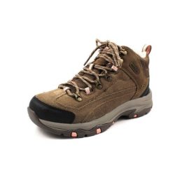 Buty trekkingowe damskie Skechers Trego Alpine Trail. Brązowe trekkingi Skechers, z materiału. Za 389.99 zł.