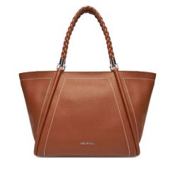 Torebka Gino Rossi. Brązowe shopper Gino Rossi, bez wzorów, bez dodatków. Za 329.99 zł.