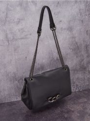 Torebka - czarny. Czarne torby na ramię Sinsay, bez wzorów, na ramię, bez dodatków. Za 49.99 zł.