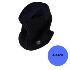 Szalik Damski Rozmiar uniwersalny 4 szt. Czarne szaliki HEAT KEEPER, bez wzorów, z dzianiny. Za 259.00 zł.