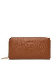 Liu Jo Duży Portfel Damski Ecs Xl Zip Around AF5170 E0027 Brązowy. Brązowe portfele Liu Jo, bez wzorów, ze skóry. Za 269.99 zł.