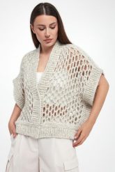 Kardigan damski z alpaki PESERICO. Kardigany PESERICO, bez wzorów. Za 3,279.00 zł.