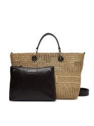 Emporio Armani Torebka EW000360 AF21022 U1073 Beżowy jasny. Brązowe shopper Emporio Armani, bez wzorów, z syntetyku, bez dodatków. Za 2,779.00 zł.