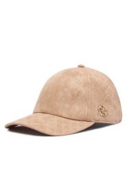 Guess Czapka z daszkiem AW5627 POL01 Beżowy. Brązowe czapki Guess, z aplikacjami, z poliesteru. Za 194.99 zł.