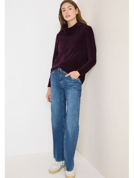 Cecil Bluza w kolorze fioletowym rozmiar: XL. Różowe golfy Cecil, xl, bez wzorów, bez ramiączek. Za 118.28 zł.