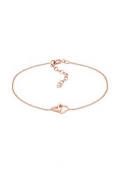 Elli Damski symbol miłości serce srebro 925 Sterling Silver Bransoletki 1 ct. Szare bransoletki Elli, srebrne. Za 153.99 zł.