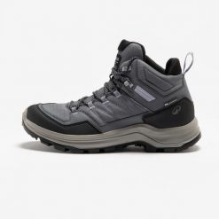 Second Life - Buty turystyczne damskie Quechua MH100 wodoodp... - Stan Doskonały. Fioletowe trekkingi QUECHUA, z kauczuku, przed kolano, trekkingowe. Za 243.00 zł.