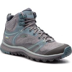 Trekkingi KEEN - Terradora Mid Wp 1019875 Stormy Weather/Wrought Iron. Szare trekkingi Keen, z materiału, outdoorowe. W wyprzedaży za 359.00 zł.