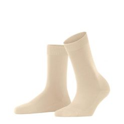 Skarpetki damskie Falke ClimaWool. Czerwone skarpety Falke, bez wzorów, z lyocellu. Za 129.50 zł.