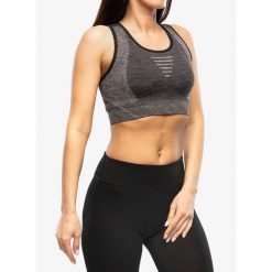 Biustonosz sportowy Smartwool Intraknit Racerback Bra. Czarne bielizna sportowa Smartwool, xs, bez wzorów. Za 239.99 zł.