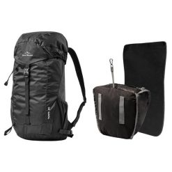 Plecak turystyczny zwijany Fjord Nansen Tomte 20 L (430 gram). Czarne plecaki FJORD NANSEN, bez wzorów. Za 219.99 zł.
