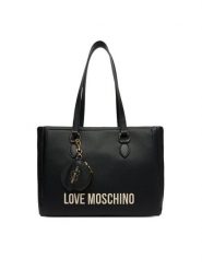 LOVE MOSCHINO Torebka JC4105PP1NLT1000 Czarny. Czarne torebki klasyczne Love Moschino, bez wzorów, ze skóry, bez dodatków. Za 1,019.00 zł.