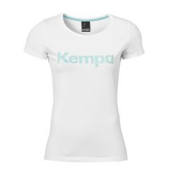 Damska koszulka Kempa Graphic. Białe bluzki Kempa, m, bez wzorów, sportowe, bez kołnierzyka, bez ramiączek. Za 150.00 zł.