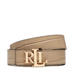 Pasek Damski LAUREN RALPH LAUREN. Brązowe paski Lauren Ralph Lauren, bez wzorów. Za 319.99 zł.