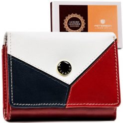 Portfel skórzany Peterson [DH] PTN RD-17-GCL-Y czerwony. Czerwone portfele Peterson, bez wzorów, ze skóry. Za 79.99 zł.