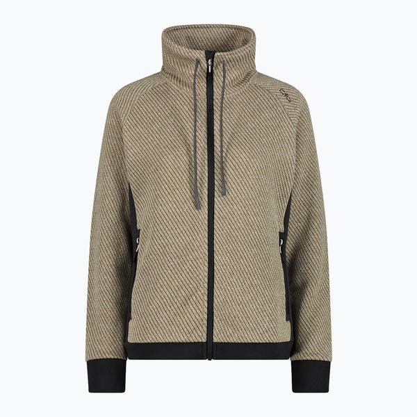 Francuska damska bluza dresowa z polaru CMP. Brązowe bluzy CMP, xl, bez wzorów, z dresówki, bez kaptura. Za 239.99 zł.