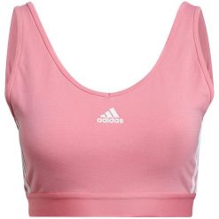 Stanik sportowy damski adidas Essentials 3-Stripes. Czerwone bielizna sportowa Adidas, xs, bez wzorów. Za 69.00 zł.