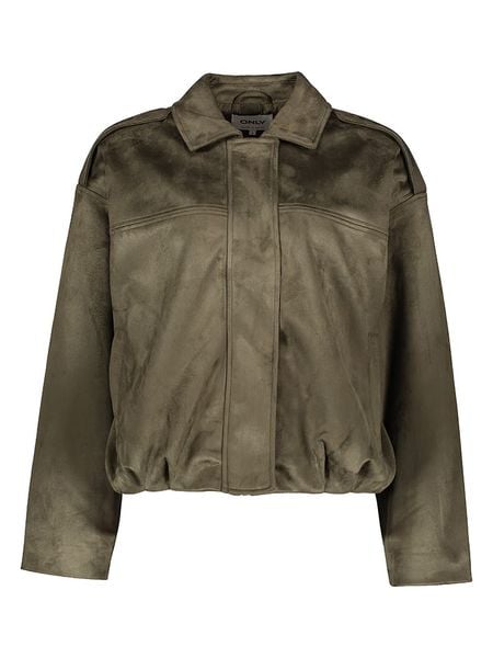ONLY Kurtka koszulowa w kolorze khaki rozmiar: M. Brązowe kurtki Only, m, bez wzorów, bez kaptura. Za 159.95 zł.