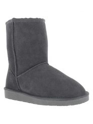 Gooce Skórzane botki zimowe "Fairfield" w kolorze antracytowym rozmiar: 39. Czarne botki Gooce, na zimę, bez wzorów, ze skóry, bez obcasa, bez zapięcia. Za 173.99 zł.