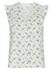 MOSS COPENHAGEN Bluzka w kolorze kremowym rozmiar: M. Brązowe bluzki Moss Copenhagen, m, bez wzorów, bez kołnierzyka, bez ramiączek. Za 184.95 zł.