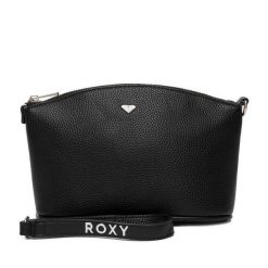 Kosmetyczka Roxy. Czarne kufry i kosmetyczki Roxy, bez wzorów, bez dodatków. Za 49.99 zł.