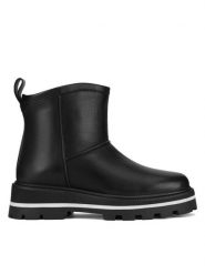 Gino Rossi Botki CASA-24FW302 Czarny. Czarne botki Gino Rossi, bez wzorów, ze skóry, bez obcasa, na płaskiej podeszwie, bez zapięcia. Za 439.99 zł.