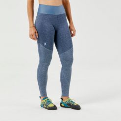 Legginsy wspinaczkowe damskie Simond Vertika. Niebieskie legginsy SIMOND, l, bez wzorów, z elastanu. Za 79.99 zł.