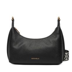 Torebka Coccinelle. Czarne torebki klasyczne Coccinelle, bez wzorów, bez dodatków. Za 859.99 zł.