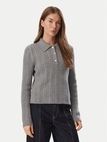 Tommy Hilfiger Sweter WW0WW52222 Szary Regular Fit. Szare swetry TOMMY HILFIGER, m, bez wzorów, z syntetyku, bez ramiączek. Za 799.99 zł.