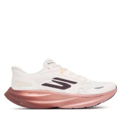 Buty do biegania Skechers. Białe obuwie sportowe Skechers, bez zapięcia, do biegania. Za 539.99 zł.
