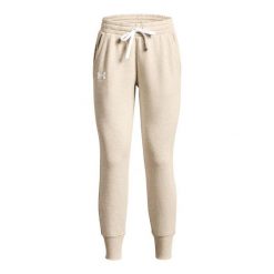 Spodnie Do Biegania Rival Fleece Dla Kobiet. Brązowe spodnie sportowe Under Armour, bez wzorów, do biegania. Za 260.99 zł.