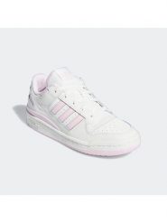 Adidas Skórzane sneakersy "Forum Low" w kolorze białym rozmiar: 42. Białe trampki Adidas, bez wzorów, bez zapięcia. Za 341.39 zł.