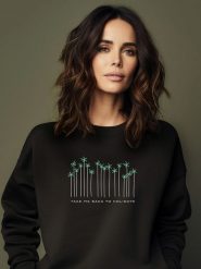 WOOOP Bluza w kolorze czarnym rozmiar: M. Czarne bluzy Wooop, m, bez wzorów, bez kaptura. Za 105.63 zł.