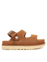 Ugg Sandały W Goldenstar Glide 1167399 Brązowy. Brązowe sandały UGG, bez wzorów, ze skóry, bez obcasa, na płaskiej podeszwie, bez zapięcia. Za 509.99 zł.