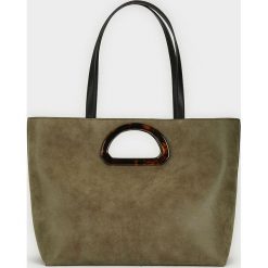 Parfois - Torebka. Torby na ramię Parfois, bez wzorów, z materiału, casualowe, na ramię, duże, bez dodatków. W wyprzedaży za 69.90 zł.