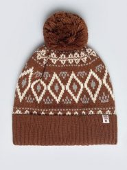 BIG STAR Czapka w kolorze jasnobrązowym rozmiar: onesize. Brązowe czapki Big Star, bez wzorów, z materiału. Za 57.99 zł.