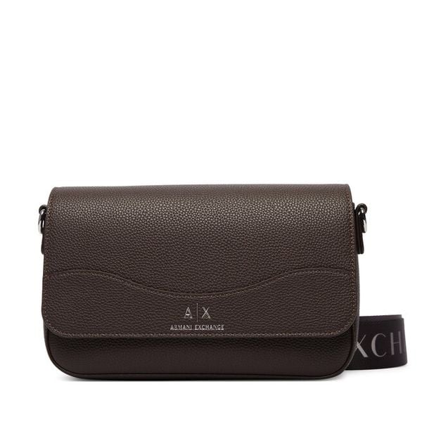 Torebka Armani Exchange. Brązowe torebki klasyczne Armani Exchange, bez wzorów, bez dodatków. Za 353.99 zł.